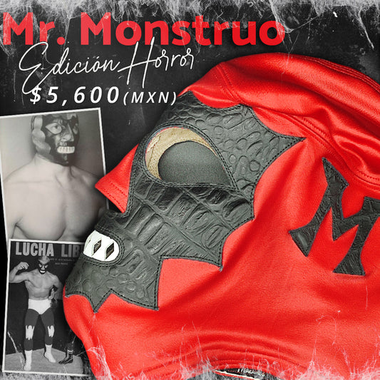 🔥Máscara Colección Horror "Mr. Monstruo" (Profesional)🔥