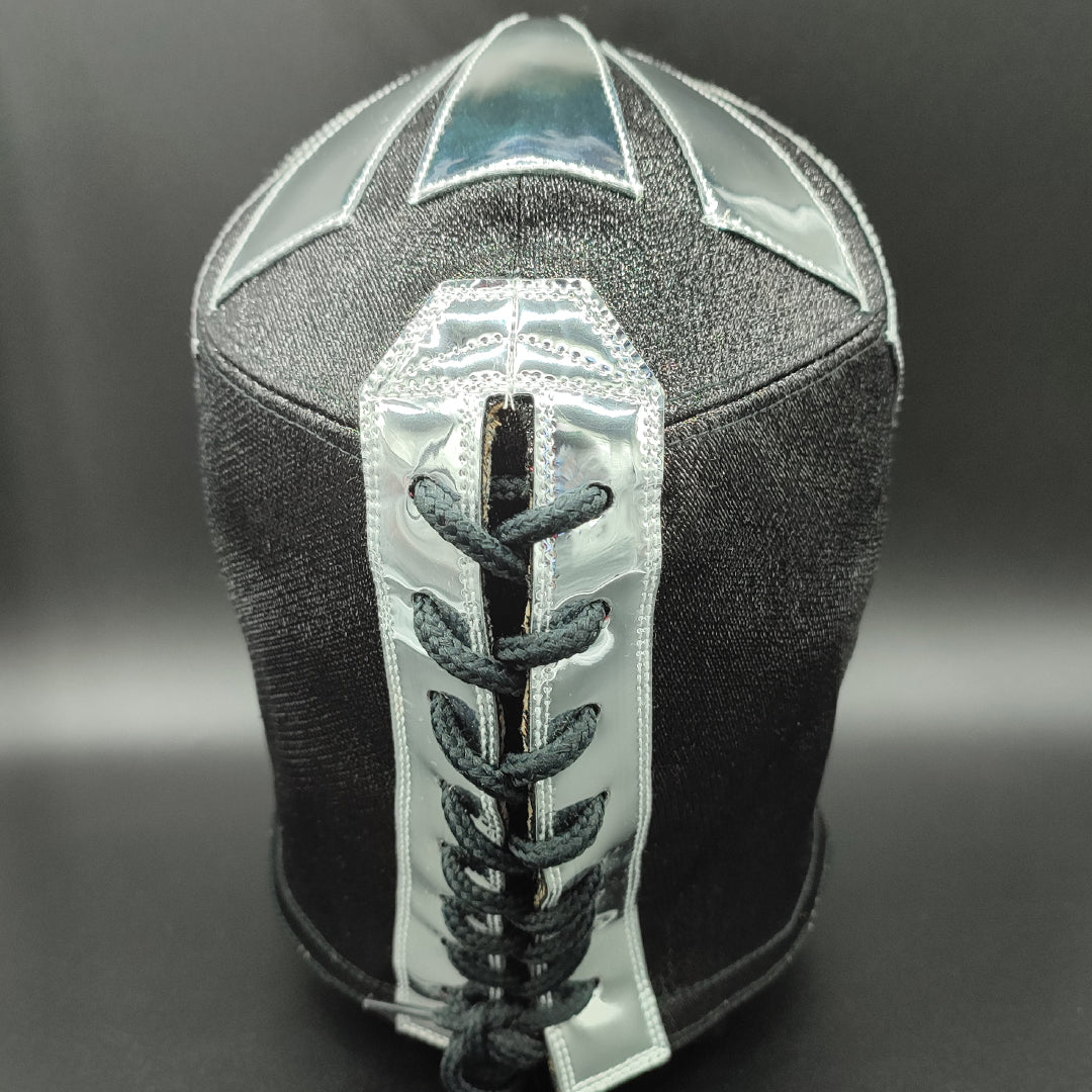 Pre-Venta Máscara Modelo Clásica Black Antifaz Plata "California Dream Collection" (Profesional)