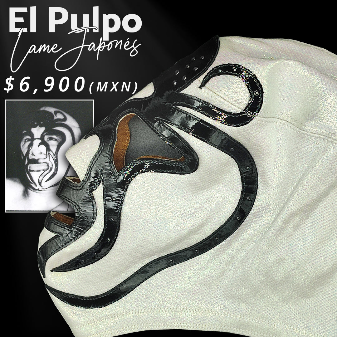 Pre-Venta Máscara Modelo "El Pulpo en Lame Japonés California Dream Collection" (Profesional)