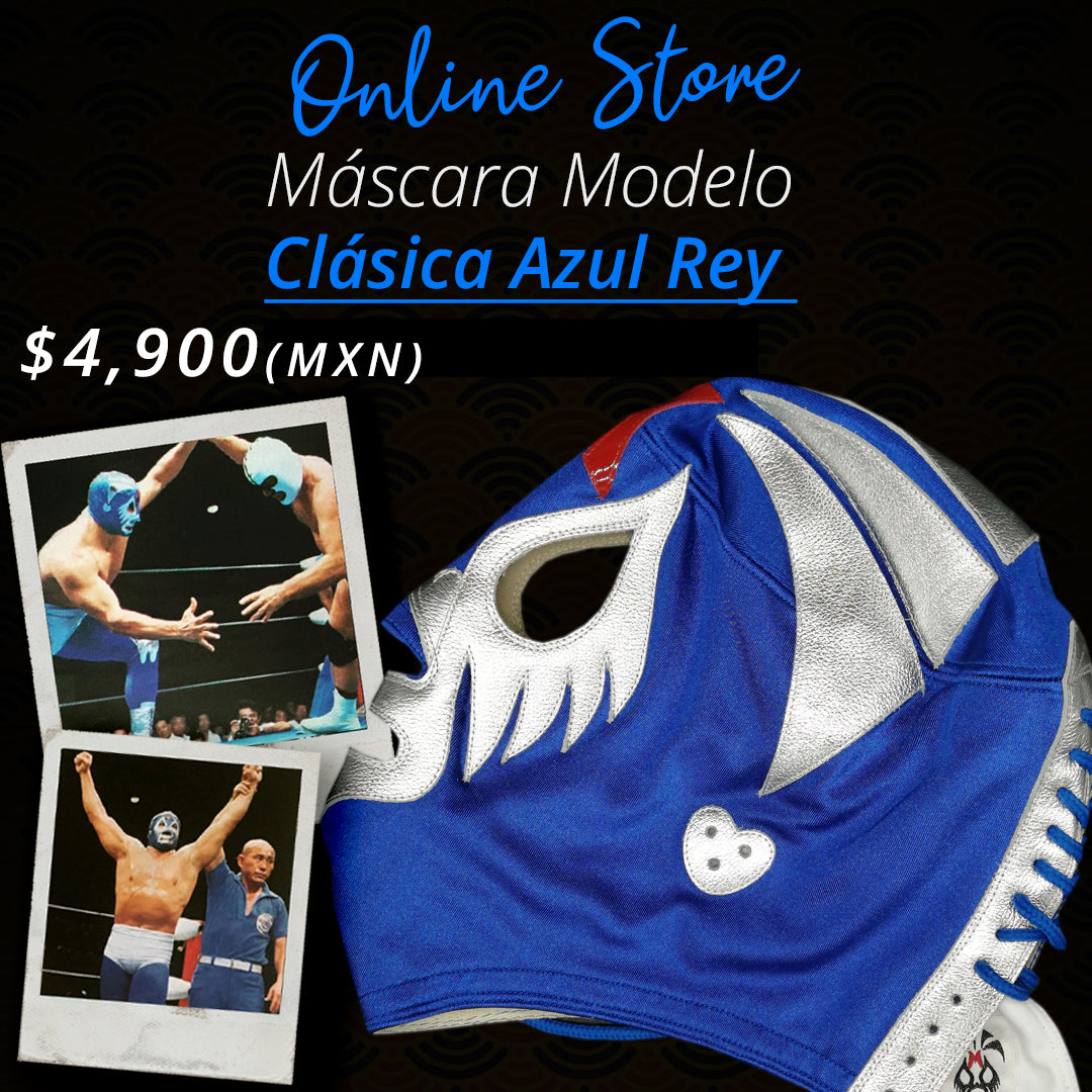 Pre-Sale Mask Model Classic Blue Lycra (Professional)