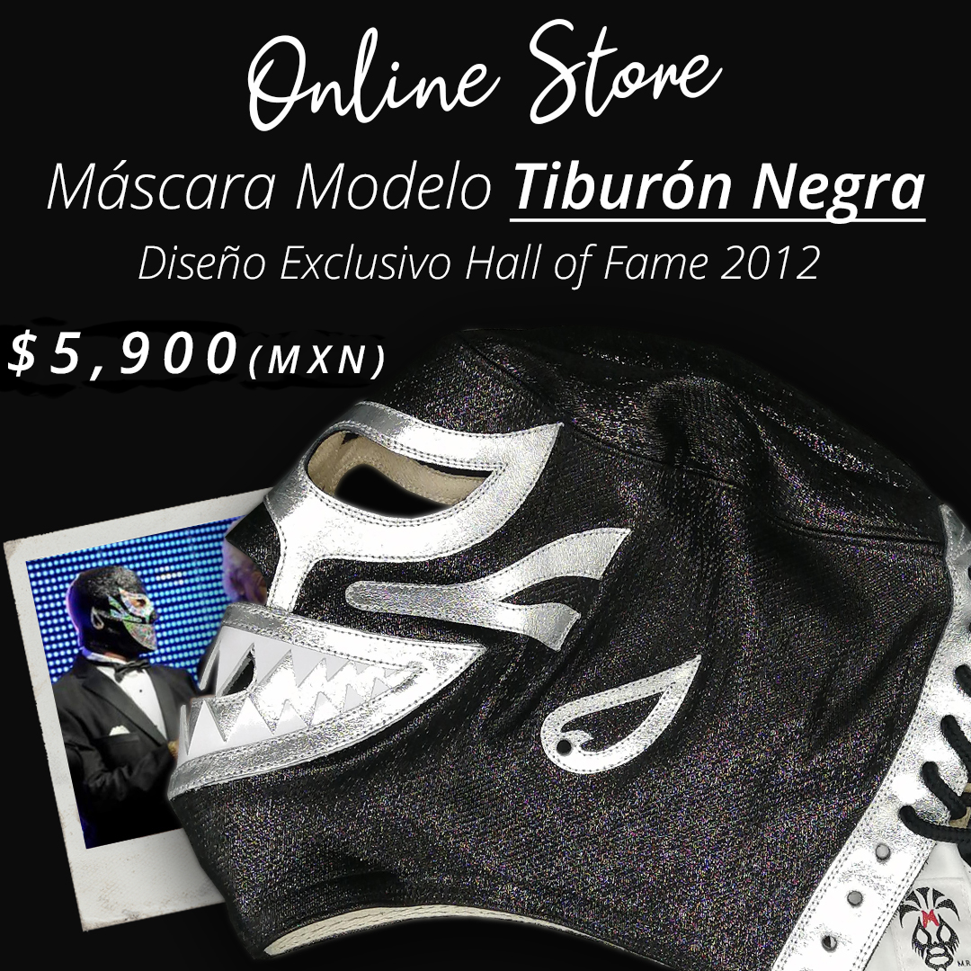 Pre-Venta Máscara Modelo Megalodón Negra de Lujo (Profesional)
