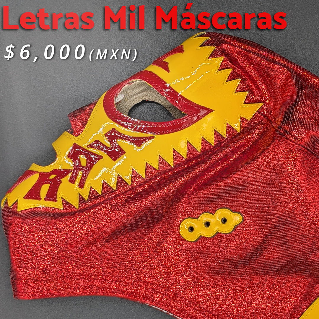 レア　入手困難　新品未開封　ミルマスカラス　セット 予約販売 マスク レタリング柄 ミル・マスカラスモデル (プロ仕様