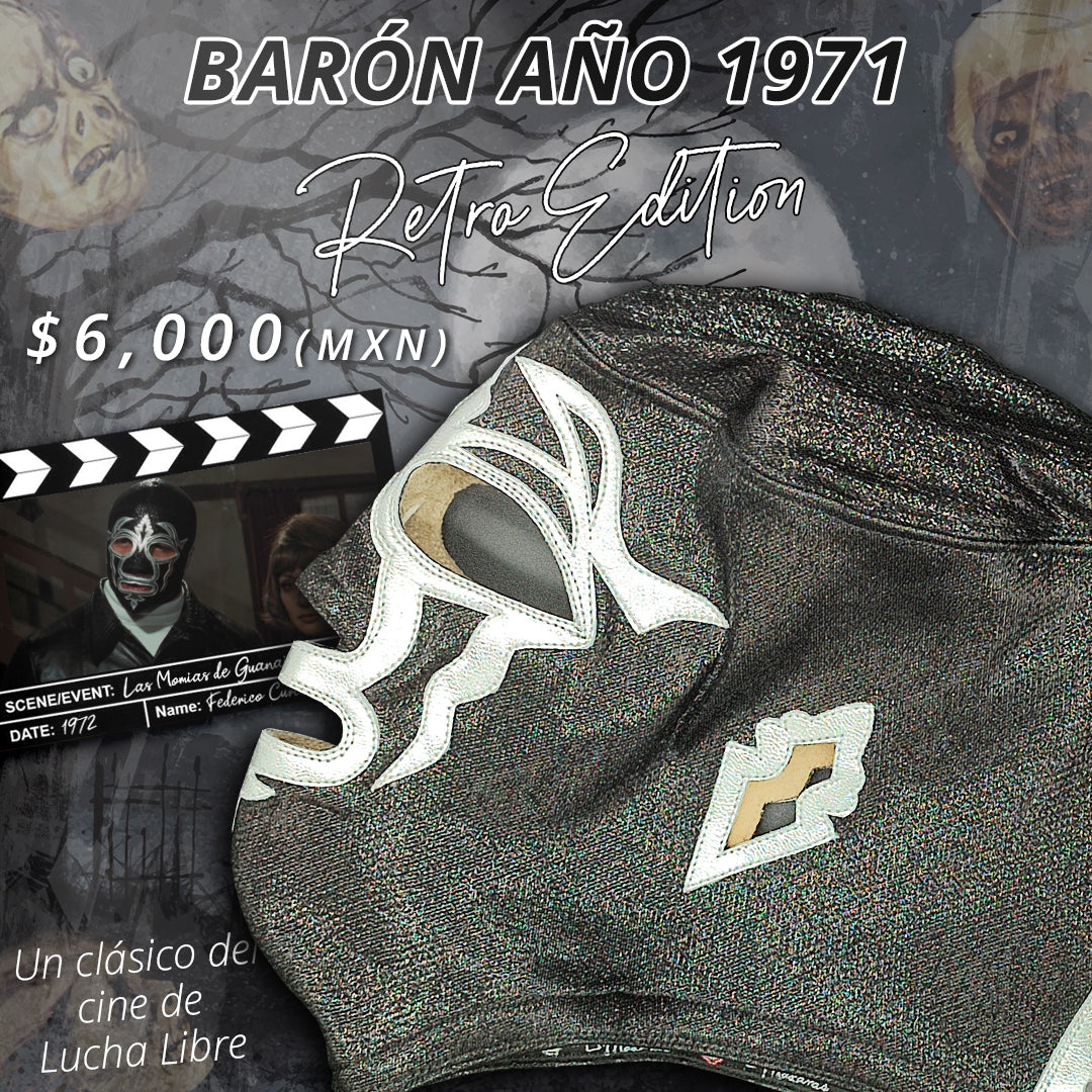 Pre-Venta Máscara Modelo Baron año 1971 (Profesional)