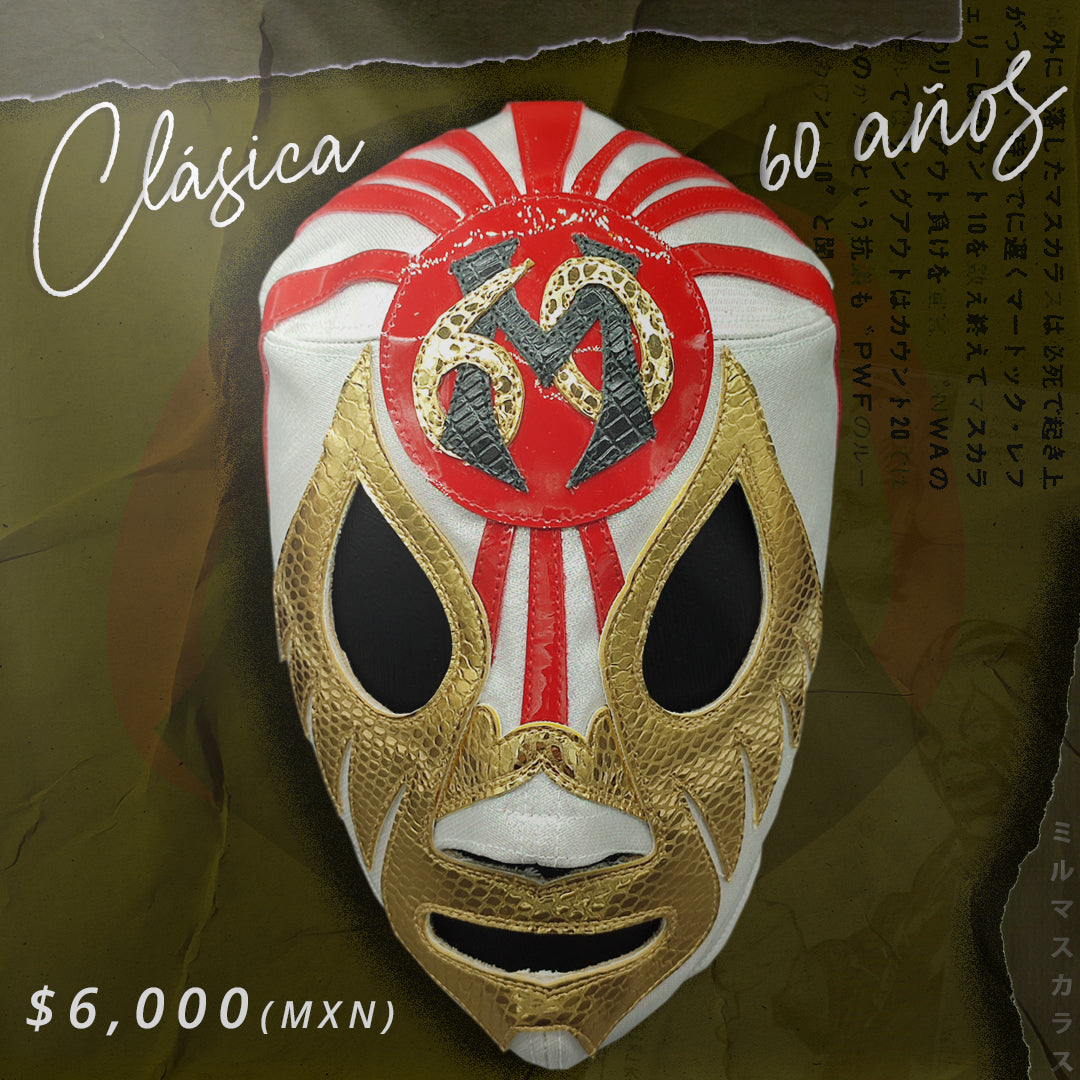 Pre-Venta Máscara Modelo Clásica 60 Años (Profesional)