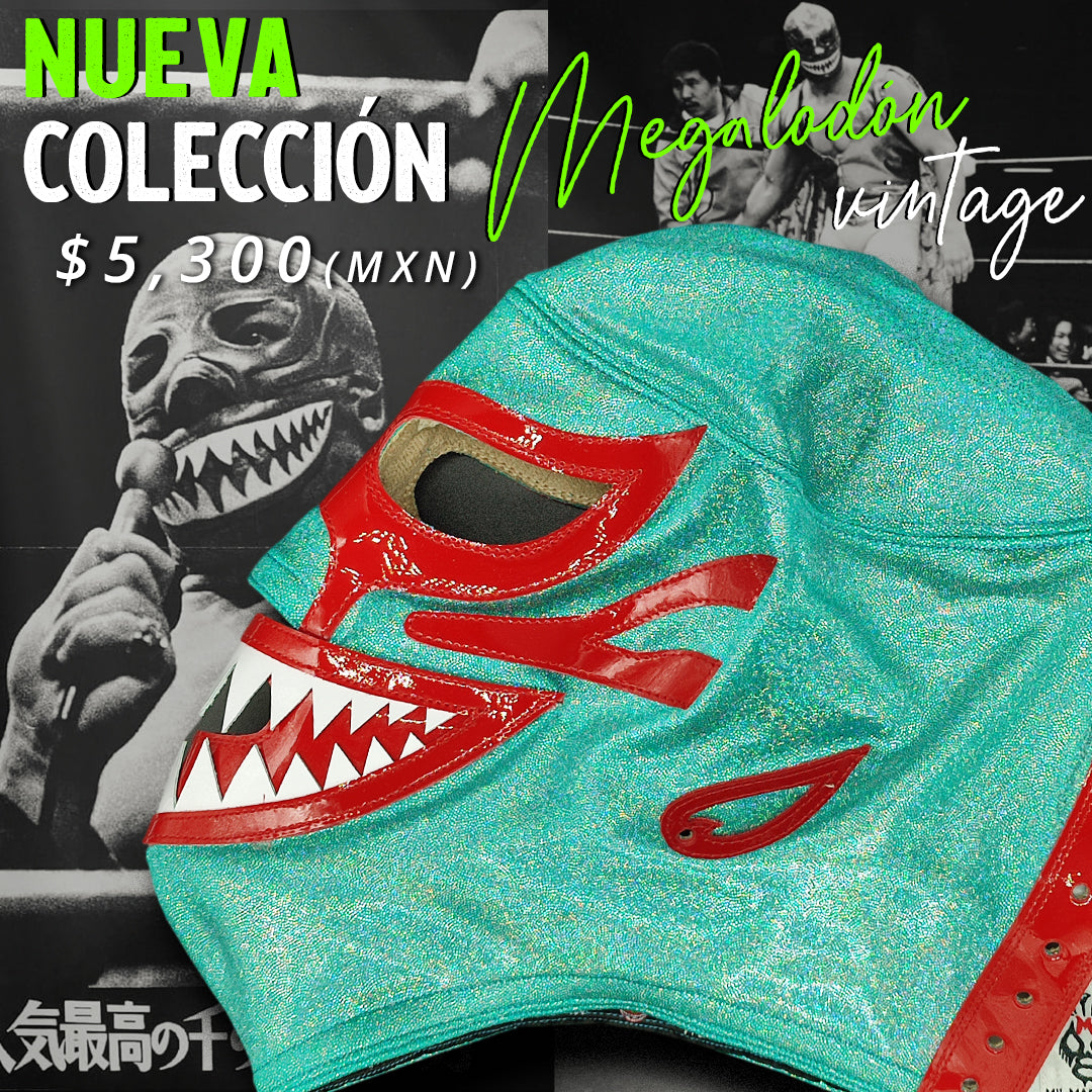 Pre-Sale Megalodon Mask Vintage Model Esmeralda (Professional)