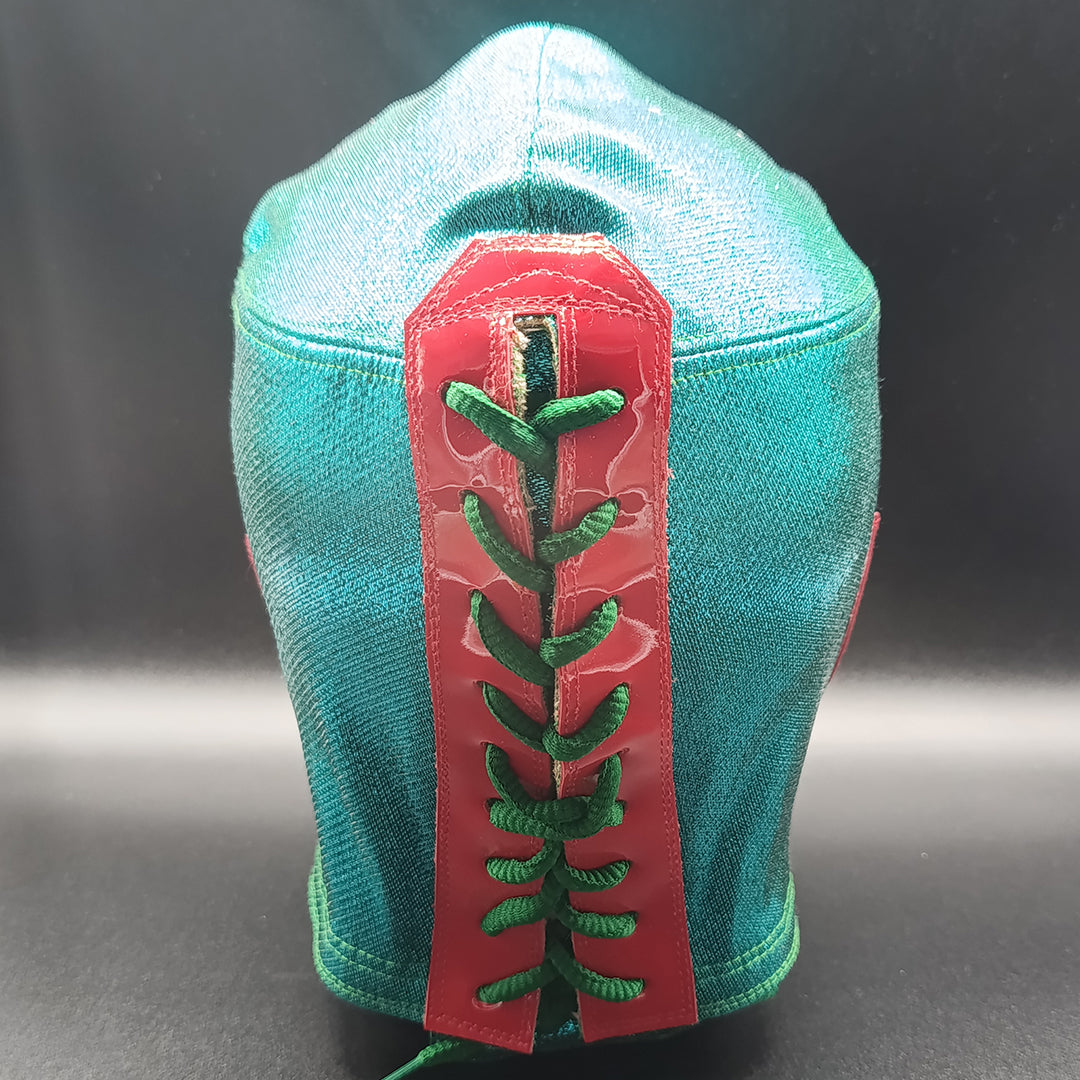 Máscara Modelo Megalodón Verde Estilo Tradicional (Profesional)