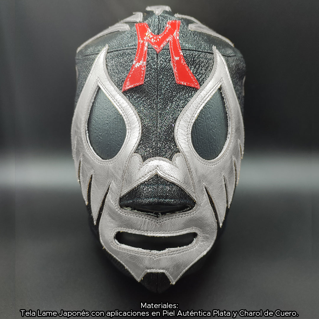 Full Black Silver Classic Model Mask (Professional)