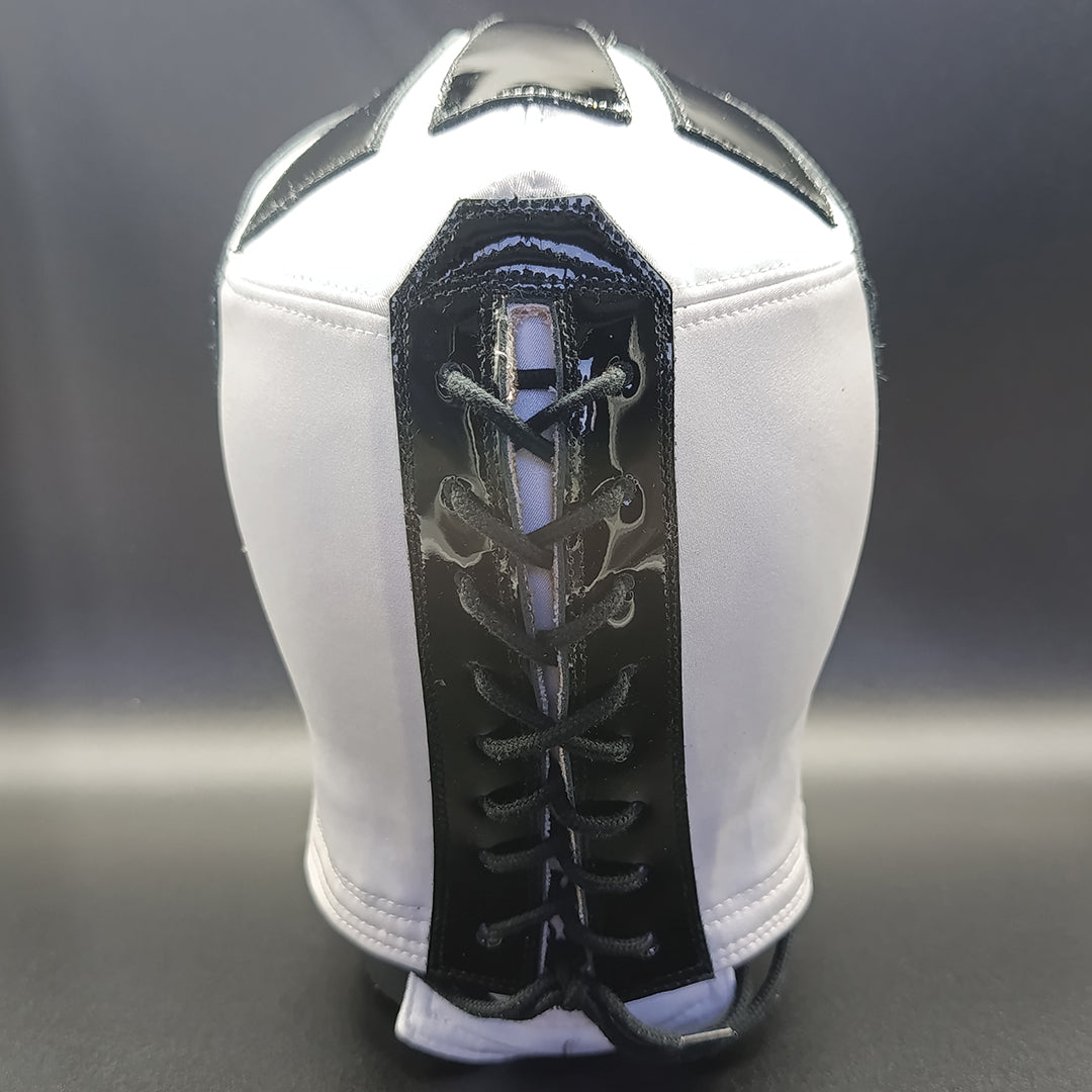 Máscara Modelo Clásico Blanca en Lycra (Profesional)