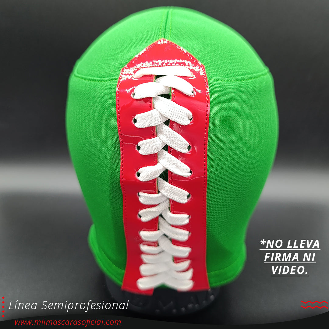 Máscara Modelo Jefe Tiburón Verde (Línea Semiprofesional)