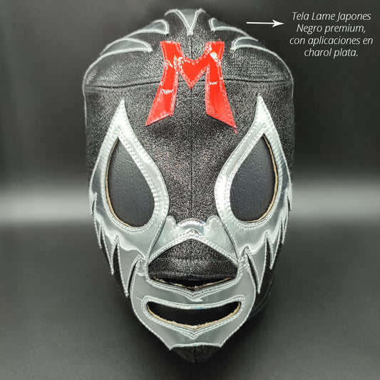 Pre-Venta Máscara Modelo Clásica Black Antifaz Plata "California Dream Collection" (Profesional)
