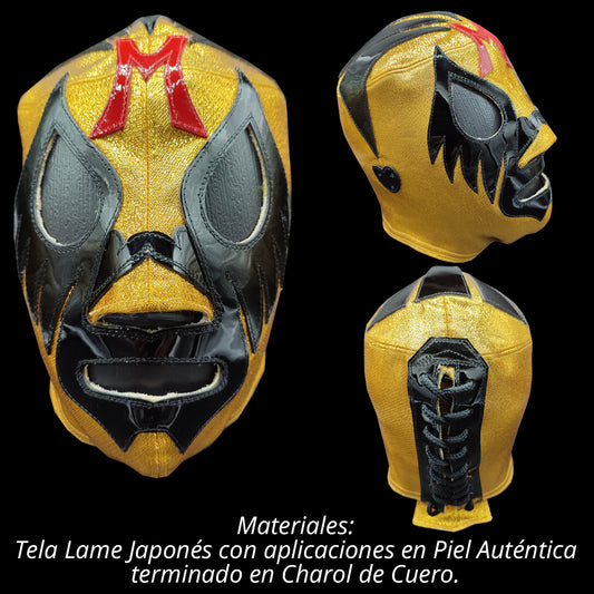 Pre-Venta Máscara Modelo Clásica Dorada Lame Japonés (Profesional)