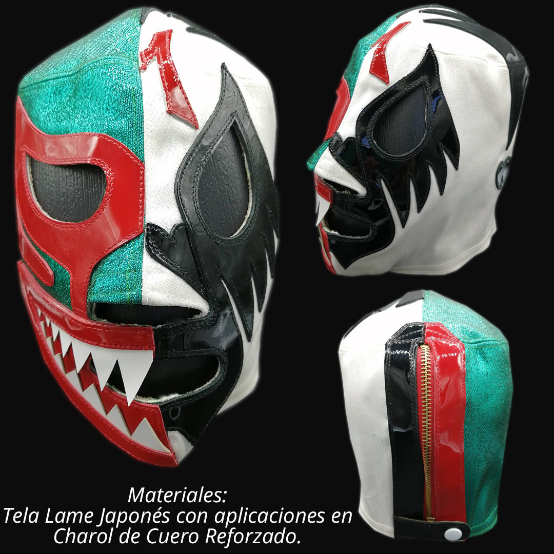 Pre-Venta Máscara Modelo Fusión Clásica Blanca / Megalodón (Profesional)