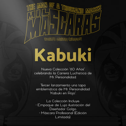 Pre-Venta Colección 60 Años Máscara "Kabuki" (Profesional)