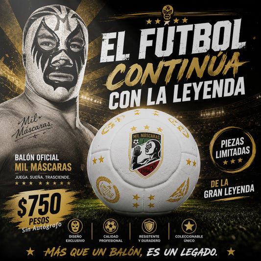 Limited Edition Balón Oficial Leyenda Mil Máscaras