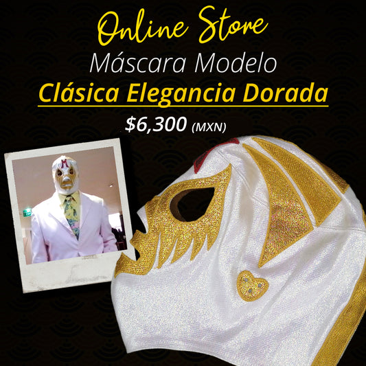 Mask Model Classic Golden Elegance (Professional)