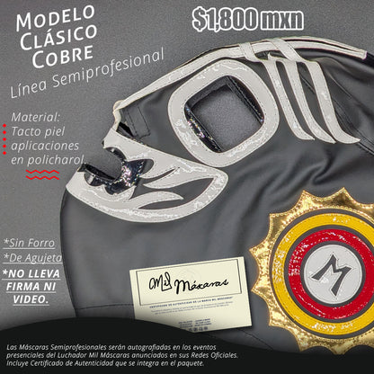 Máscara Modelo Charro Mictlán (Línea Semiprofesional)