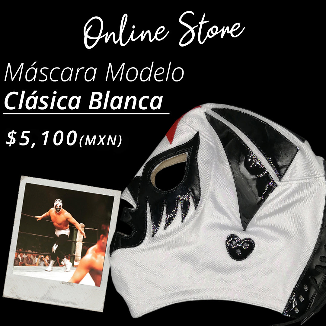 Pre-Sale Mask Model White Classic Lycra (Professional)