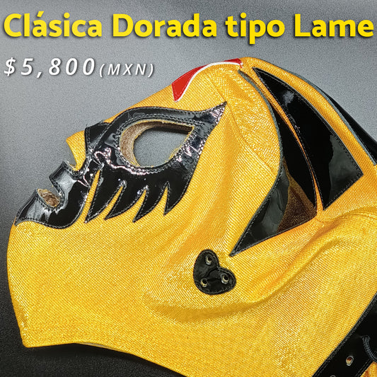 先行販売 クラシックゴールデンラメマスク（プロフェッショナル）