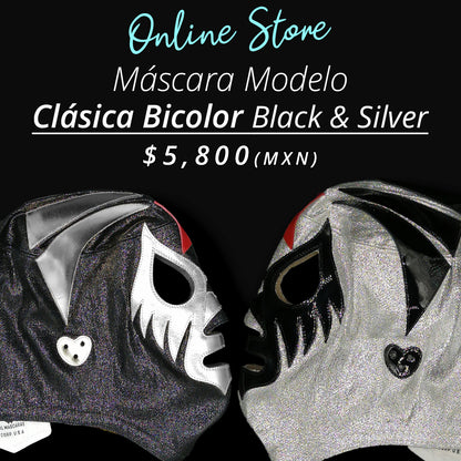 Pre-Sale Mask Model Classic Bicolor Black and Gold (Professional)