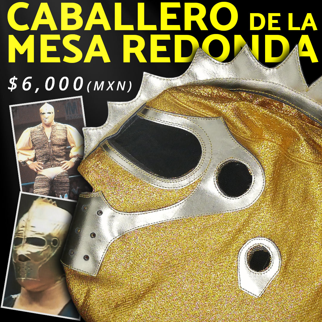 Pre-Venta Máscara Colección Champion "Caballero de la Mesa Redonda" (Profesional)