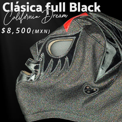 Pre-Venta Máscara Modelo Clásica Full Black Premium (Profesional)