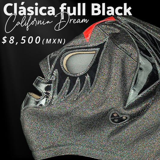 Pre-Venta Máscara Modelo Clásica Full Black Premium (Profesional)