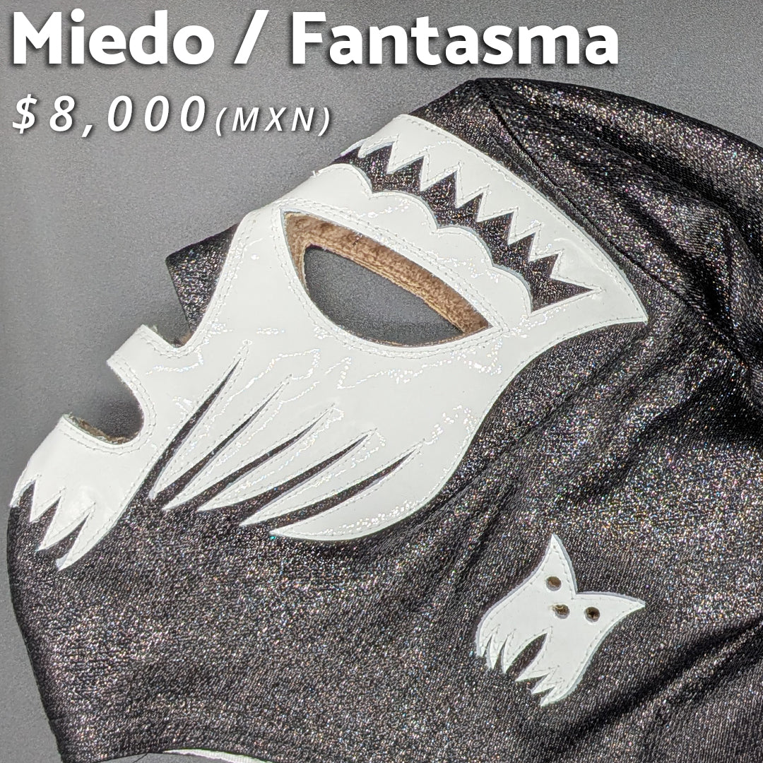 Máscara Modelo Miedo / Fantasma (Profesional)