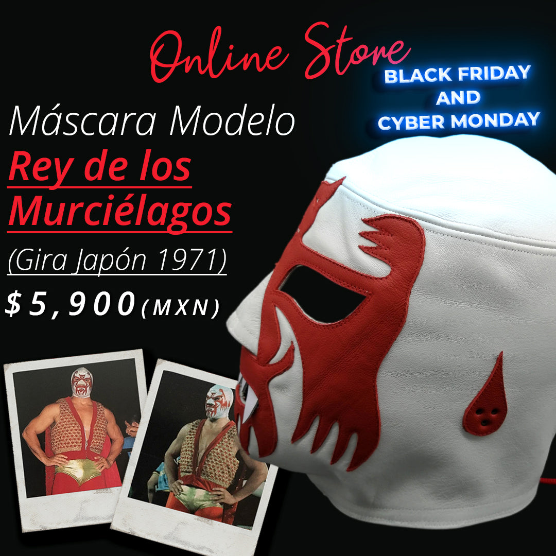 Máscara Modelo Rey de los Murciélagos Full Piel (Profesional)