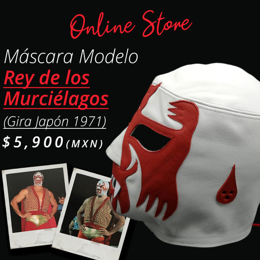 Máscara Modelo Rey de los Murciélagos Full Piel (Profesional)