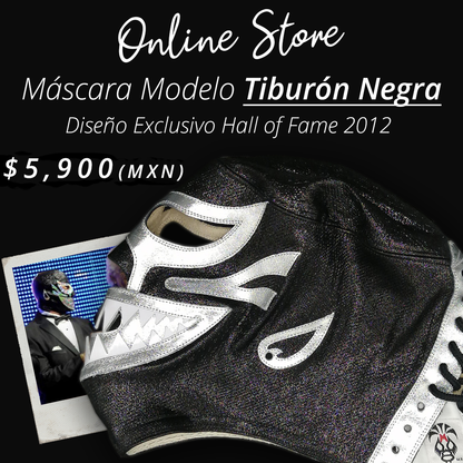 Pre-Venta Máscara Modelo Megalodón Negra de Lujo (Profesional)