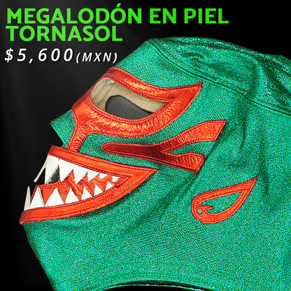 Pre-Sale Mask Model Green Megalodon Luxury Red Tornasol (Professional) 
