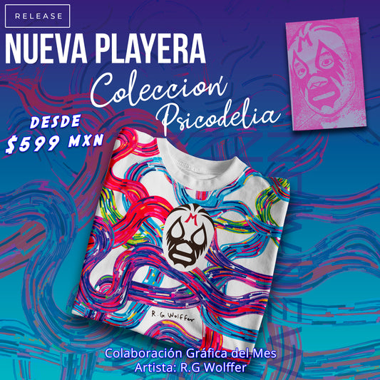 Pre-Sale Psychedelia T-shirt by Wolfer (Exclusive)