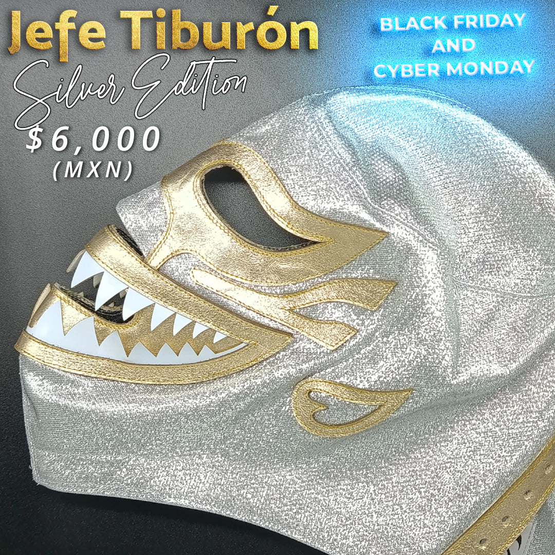 Máscara Jefe Tiburón Silver Edition (Profesional)