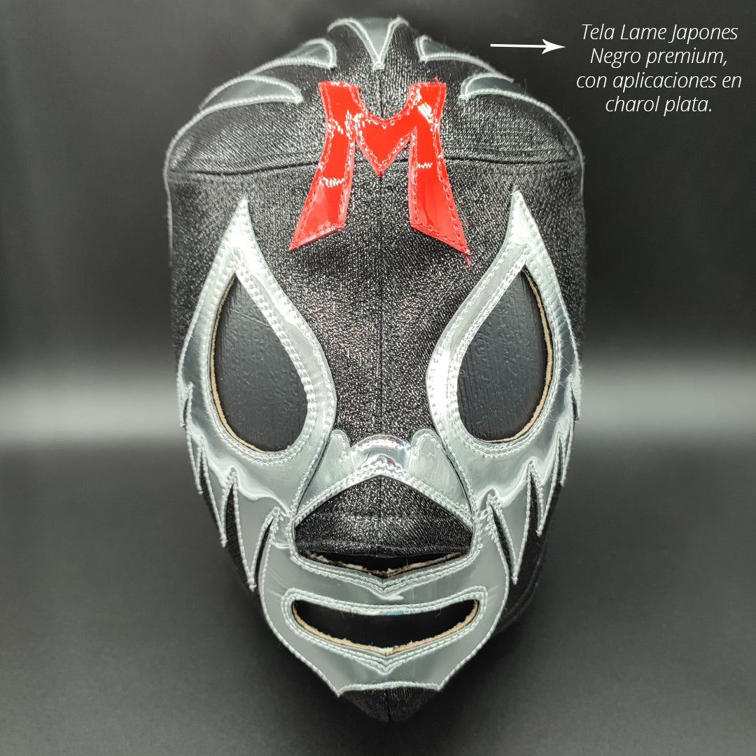 Pre-Venta Máscara Modelo Clásica Black Antifaz Plata "California Dream Collection" (Profesional)