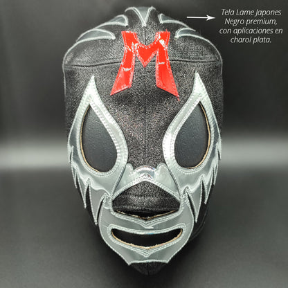 Pre-Venta Máscara Modelo Clásica Black Antifaz Plata "California Dream Collection" (Profesional)