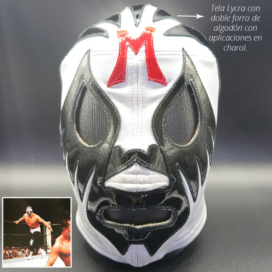 Máscara Modelo Clásico Blanca en Lycra (Profesional)