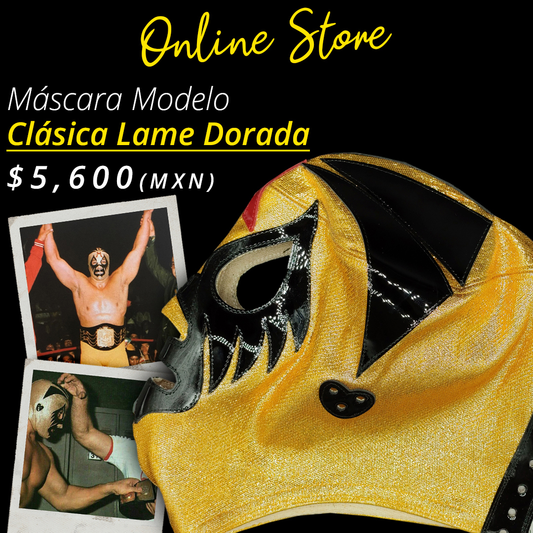 Pre-Sale Mask Model Classic Golden Lame Japanese (Professional)