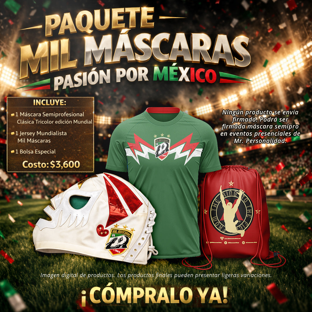 Mil Máscaras Package Passion for Mexico "From the Ring to the Court" (Semi-professional Line)