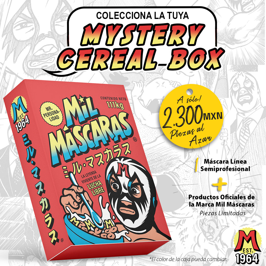Mystery Cereal Box Mil Máscaras (Caja de Cereal Sorpresa)