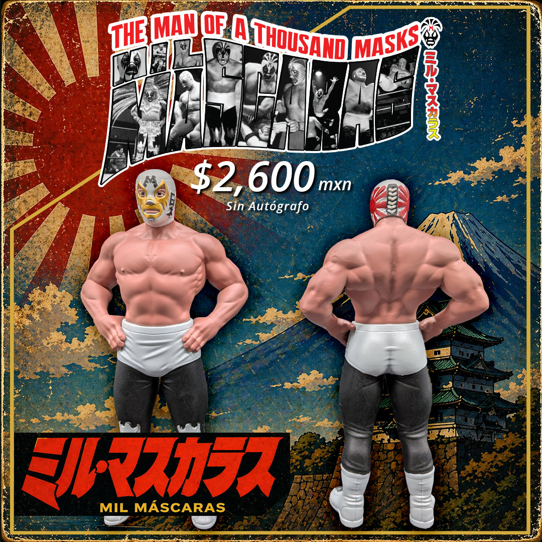 Pre-Venta Limited Edition Art Toy Mil Máscaras Sol Naciente