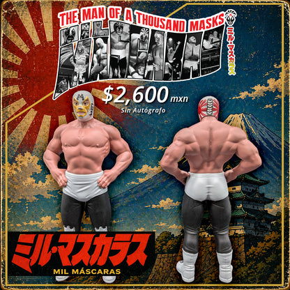 Pre-Venta Limited Edition Art Toy Mil Máscaras Sol Naciente