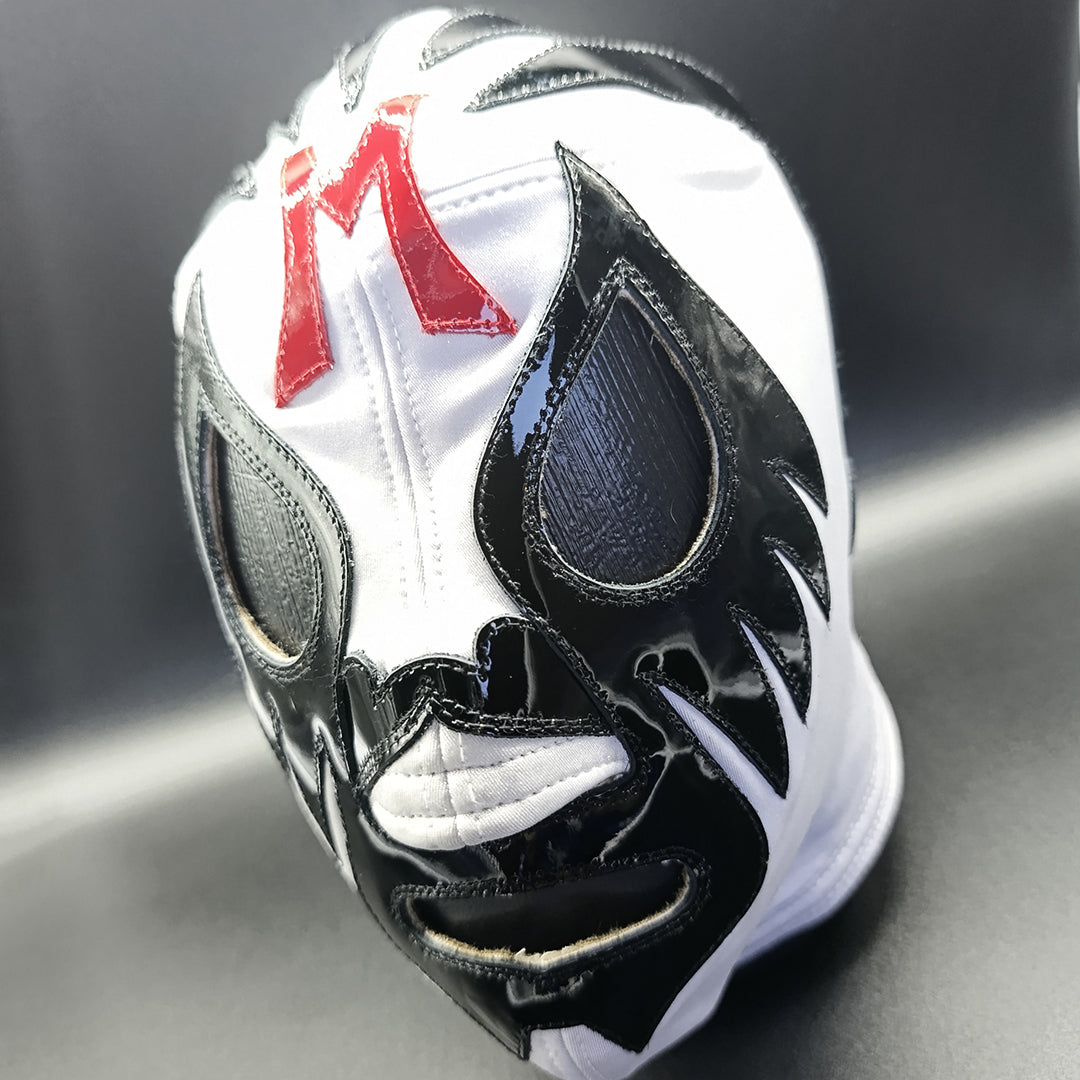 Máscara Modelo Clásico Blanca en Lycra (Profesional)