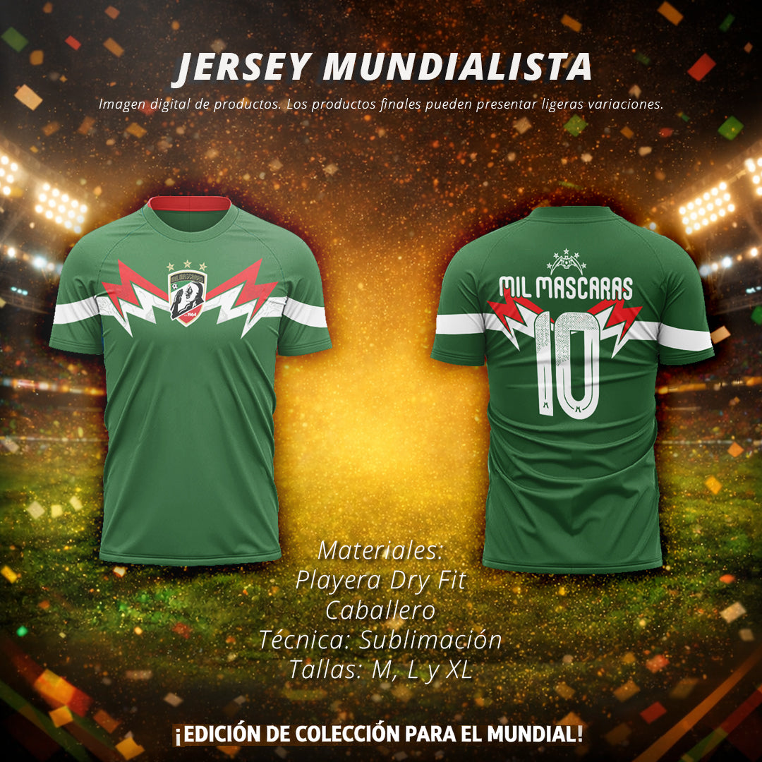 Pre-Venta Paquete Mundialista Mil Máscaras "Del Ring a la Cancha" (Línea Semiprofesional)