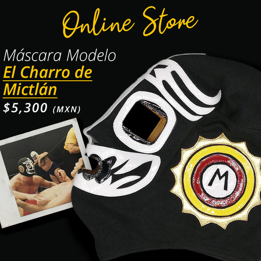 Pre-Venta Máscara Modelo El Charro de Mictlán (Profesional)