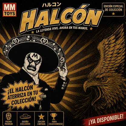 Limited Edition Art Toy Mil Máscaras El Halcón