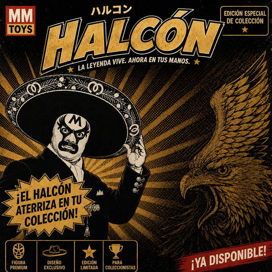 Limited Edition Art Toy Mil Máscaras El Halcón
