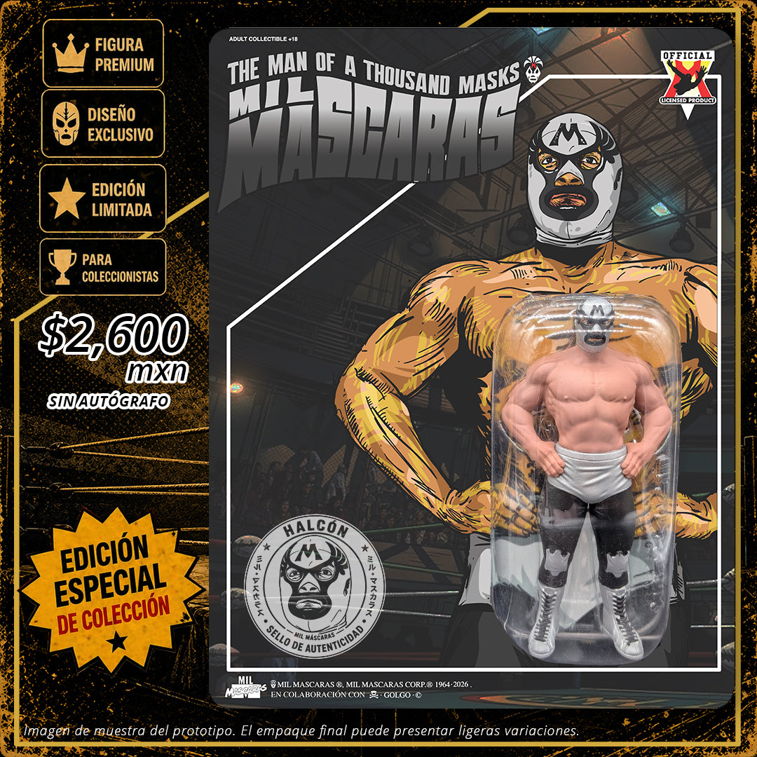 Limited Edition Art Toy Mil Máscaras El Halcón
