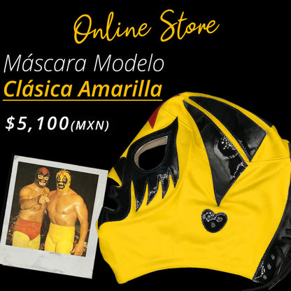 Pre-Venta Máscara Modelo Clásico Amarilla (Profesional)