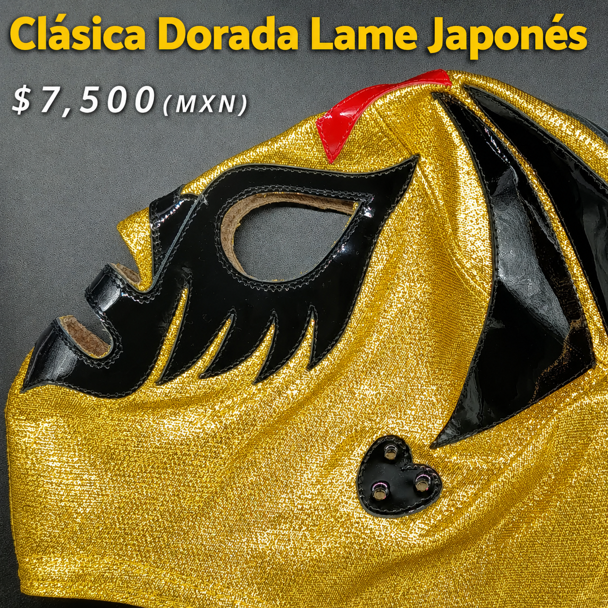 Pre-Sale Mask Model Classic Gold Japanese Lame Model (Professional)